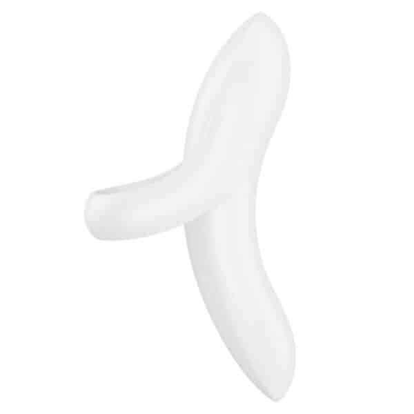 VIBRO À DOIGTS EN SILICONE BLANC - SATISFYER Doigts vibrants 40 € sur AnVy.fr, le loveshop engagé