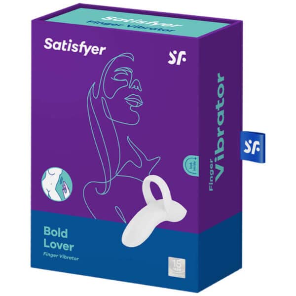 VIBRO À DOIGTS EN SILICONE BLANC - SATISFYER Doigts vibrants 40 € sur AnVy.fr, le loveshop engagé