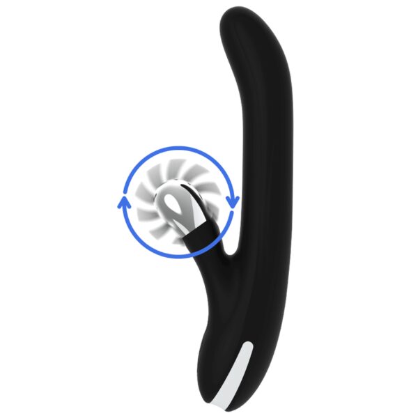 VIBROMASSEUR RABBIT ROTATEUR - BLACKSILVER Sextoys rabbit rotatifs 67 € sur AnVy.fr, le loveshop engagé