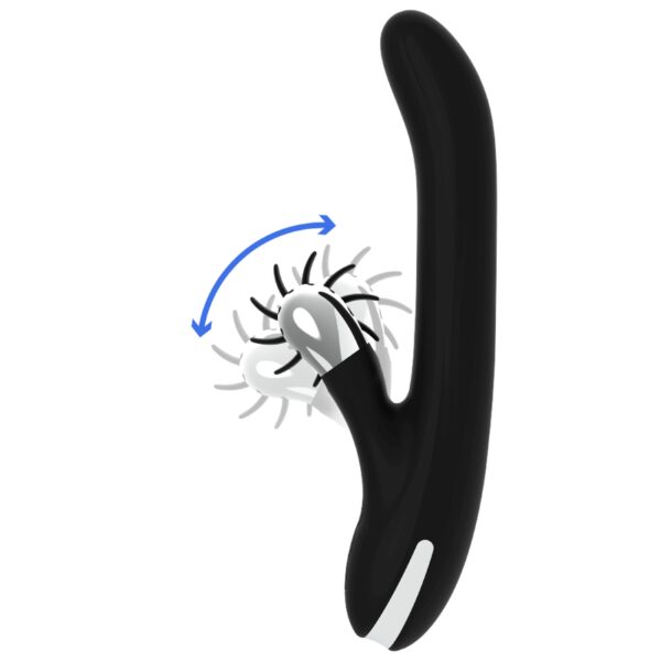 VIBROMASSEUR RABBIT ROTATEUR - BLACKSILVER Sextoys rabbit rotatifs 67 € sur AnVy.fr, le loveshop engagé