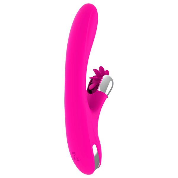 SEXTOY RABBIT EFFET VAGUE EN SILICONE ROSE Sextoys rabbit rotatifs 68 € sur AnVy.fr, le loveshop engagé