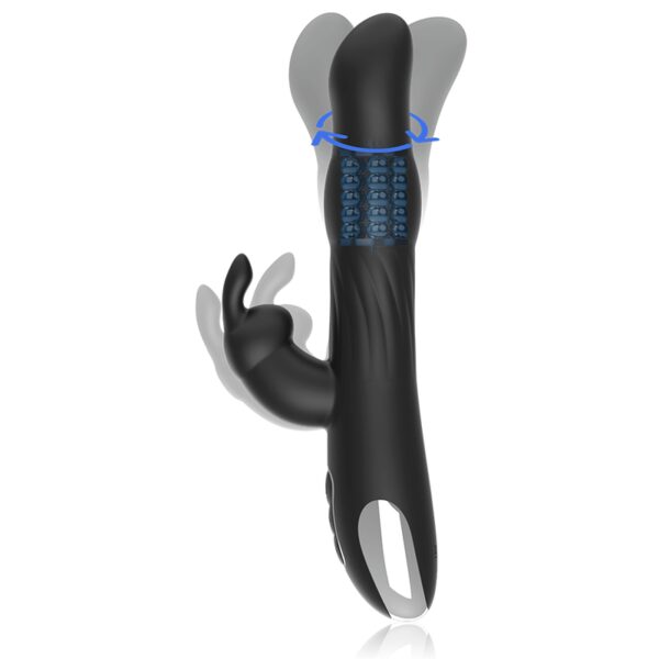 SEXTOY RABBIT ROTATIF NOIR CONTRÔLABLE À DISTANCE Sextoys rabbit rotatifs 80 € sur AnVy.fr, le loveshop engagé