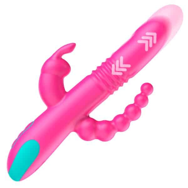 SEXTOY TRIPLE STIMULATION ANAL VAGINAL ET CLITORIDIENNE Sextoys rabbit rotatifs 85 € sur AnVy.fr, le loveshop engagé