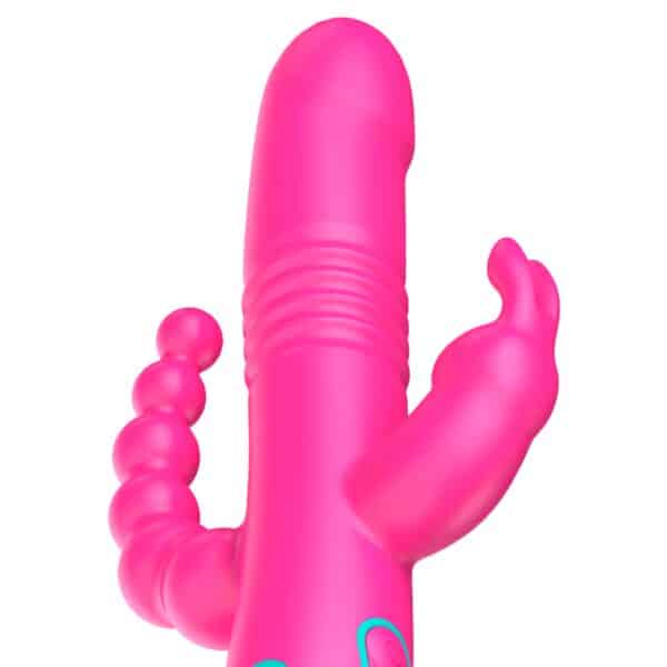 SEXTOY TRIPLE STIMULATION ANAL VAGINAL ET CLITORIDIENNE Sextoys rabbit rotatifs 85 € sur AnVy.fr, le loveshop engagé