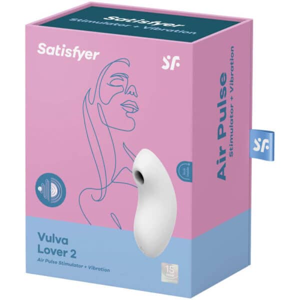 STIMULATEUR VULVE ET CLITORIS BLANC - SATISFYER Aspirateurs à clitoris 49 € sur AnVy.fr, le loveshop engagé