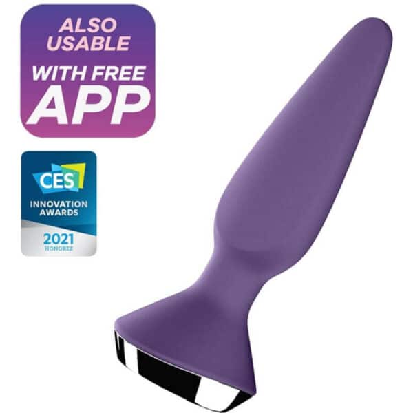 VIBRO ANAL VIOLET AVEC APP SMARTPHONE - SATISFYER Plugs vibrants 70 € sur AnVy.fr, le loveshop engagé