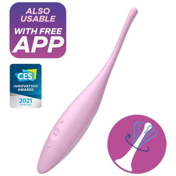 STIMULATEUR CLITORIDIEN ROSE APP MOBILE Vibromasseurs clitoridien 73 € sur AnVy.fr, le loveshop engagé