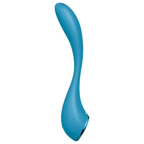 VIBRO POINT G FLEXIBLE EN SILICONE BLEU AVEC APP Vibro point-G 70 € sur AnVy.fr, le loveshop engagé