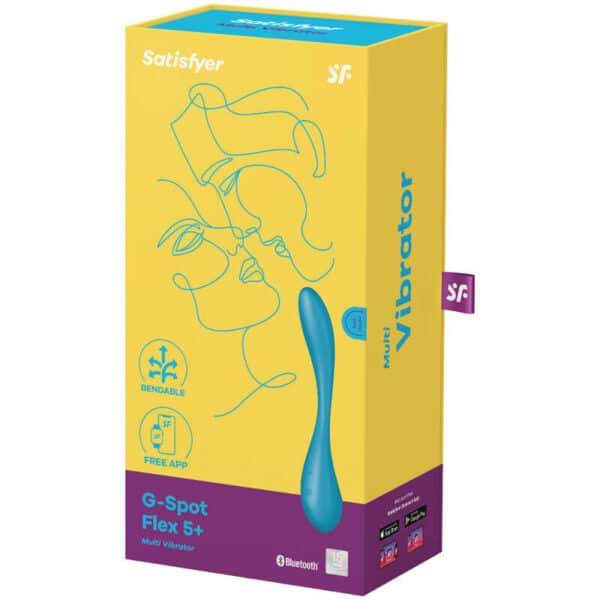 VIBRO POINT G FLEXIBLE EN SILICONE BLEU AVEC APP Vibro point-G 70 € sur AnVy.fr, le loveshop engagé