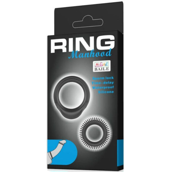 PETITS COCKRINGS NOIRS EN SILICONE Cockring ajustables 15 € sur AnVy.fr, le loveshop engagé