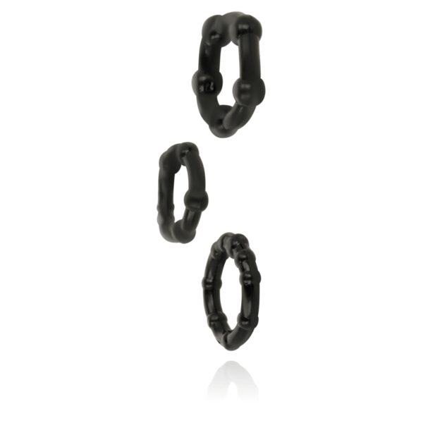 ENSEMBLE DE 3 BAGUES PÉNIENNES EN SILICONE Cockring ajustables 10 € sur AnVy.fr, le loveshop engagé