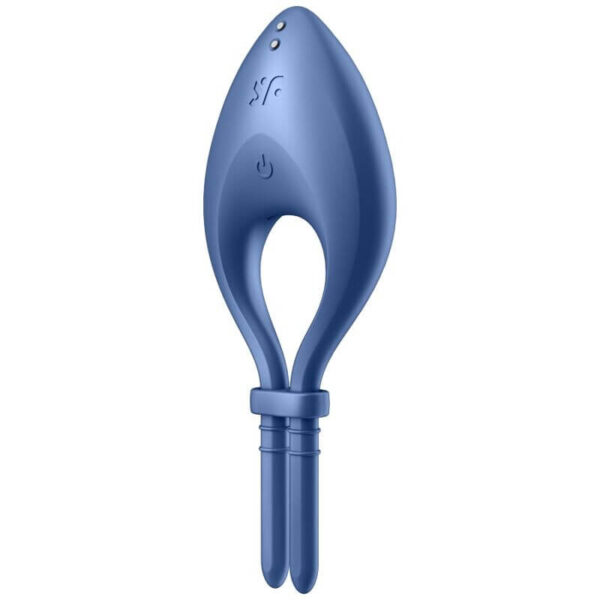 ANNEAU PENIEN VIBRANT AJUSTABLE BLEU - SATISFYER Cockring vibrants rechargeables 49 € sur AnVy.fr, le loveshop engagé