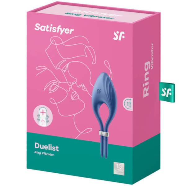 ANNEAU VIBRANT AJUSTABLE SILICONE BLEU - SATISFYER Cockring vibrants rechargeables 33 € sur AnVy.fr, le loveshop engagé