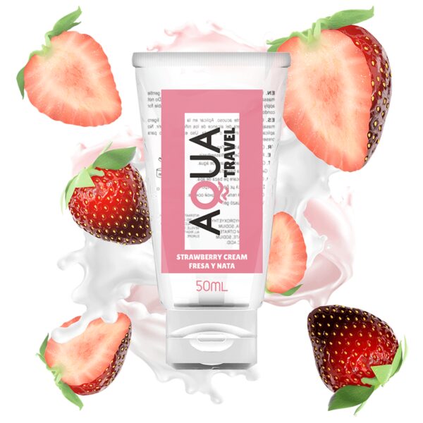 LUBRIFIANT SAVEUR CRÈME FRAISE 50 ML Lubrifiants à goûts 12 € sur AnVy.fr, le loveshop engagé