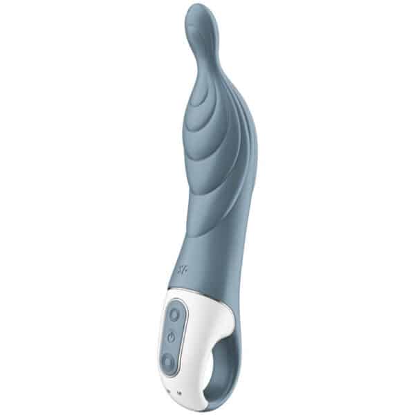 SEXTOY POINT-A RECHARGEABLE À POIGNÉE GRIS Vibro point-G 60 € sur AnVy.fr, le loveshop engagé