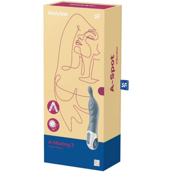 SEXTOY POINT-A RECHARGEABLE À POIGNÉE GRIS Vibro point-G 60 € sur AnVy.fr, le loveshop engagé