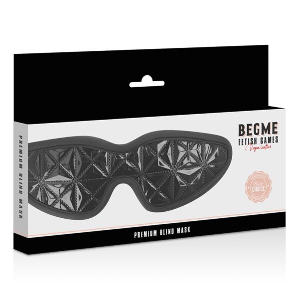 MASQUE COQUIN NOIR EN CUIR VEGAN - BEGME Masques 26 € sur AnVy.fr, le loveshop engagé