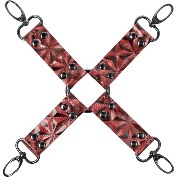 ATTACHES BDSM ROUGES EN CUIR VÉGAN - BEGME Bondage 19 € sur AnVy.fr, le loveshop engagé