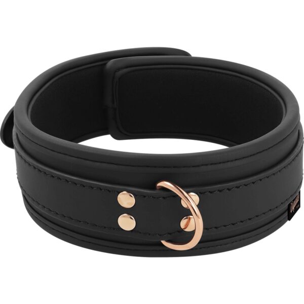 COLLIER BDSM EN CUIR VEGAN NOIR BDSM AVEC LAISSE Colliers 40 € sur AnVy.fr, le loveshop engagé