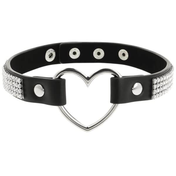 COLLIER BDSM AU COEUR ARGENTÉ - COQUETTE Colliers 20 € sur AnVy.fr, le loveshop engagé