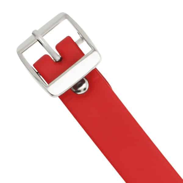 COLLIER BDSM EN CUIR 100% VEGAN ROUGE Colliers 17 € sur AnVy.fr, le loveshop engagé