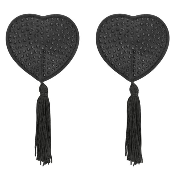 CACHE TETONS NOIR EN FORME DE COEUR - COQUETTE Cache-tétons 27 € sur AnVy.fr, le loveshop engagé