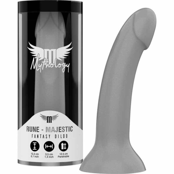 GODE EN SILICONE GRIS TAILLE S - MYTHOLOGY Dildo classiques 44 € sur AnVy.fr, le loveshop engagé