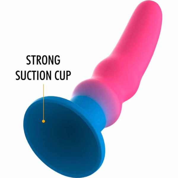 DILDO VENTOUSE ROSE ET BLEU - MYTHOLOGY Dildo classiques 44 € sur AnVy.fr, le loveshop engagé