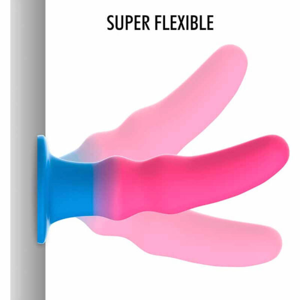 DILDO VENTOUSE ROSE ET BLEU - MYTHOLOGY Dildo classiques 44 € sur AnVy.fr, le loveshop engagé