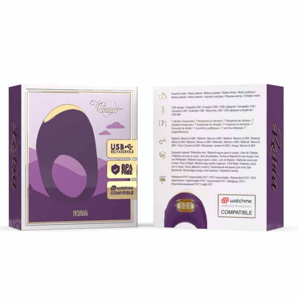 ANNEAU VIBRANT VIOLET EN SILICONE DE QUALITÉ Cockring vibrants rechargeables 45 € sur AnVy.fr, le loveshop engagé