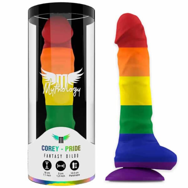 GODE RÉALISTE DRAPEAU LGBTQIA+ - MYTHOLOGY Godes réalistes 34 € sur AnVy.fr, le loveshop engagé